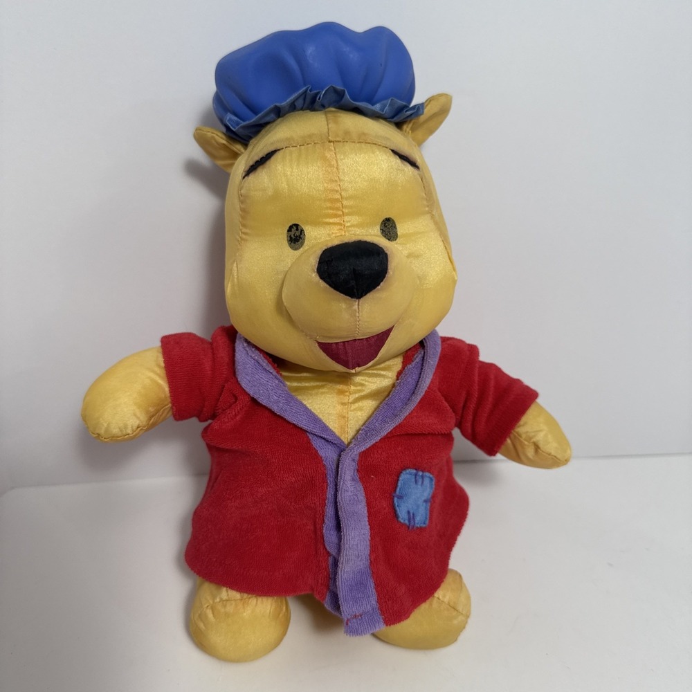 Vintage 2001 Fisher Price Winnie the Pooh Sham-Pooh Bath Tub Bathing Plush